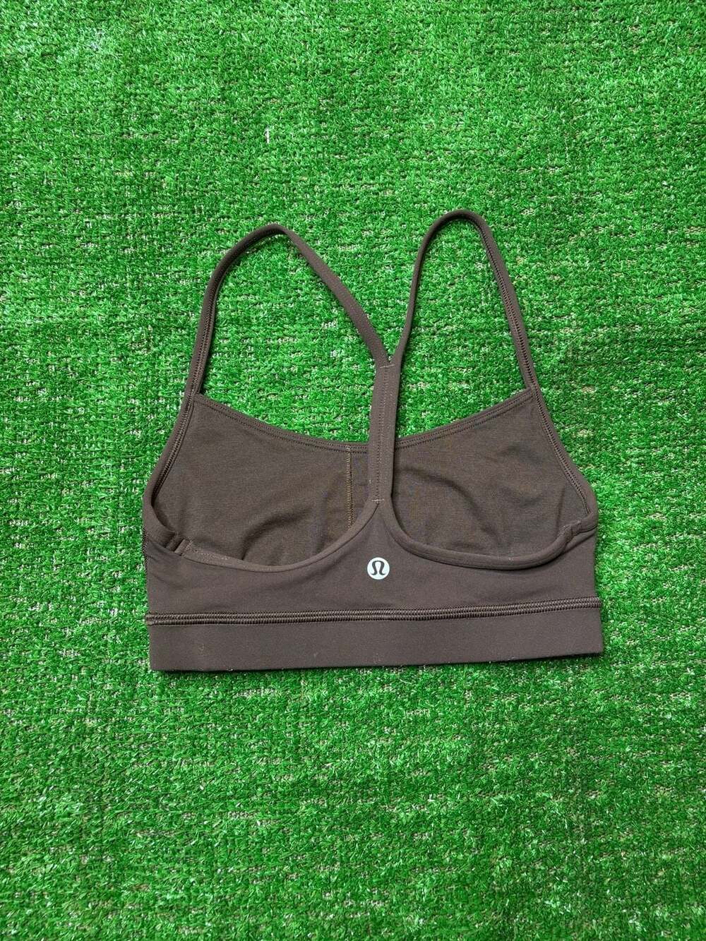 Lululemon Flow Y Nulu Light Support Sports Bra Espresso